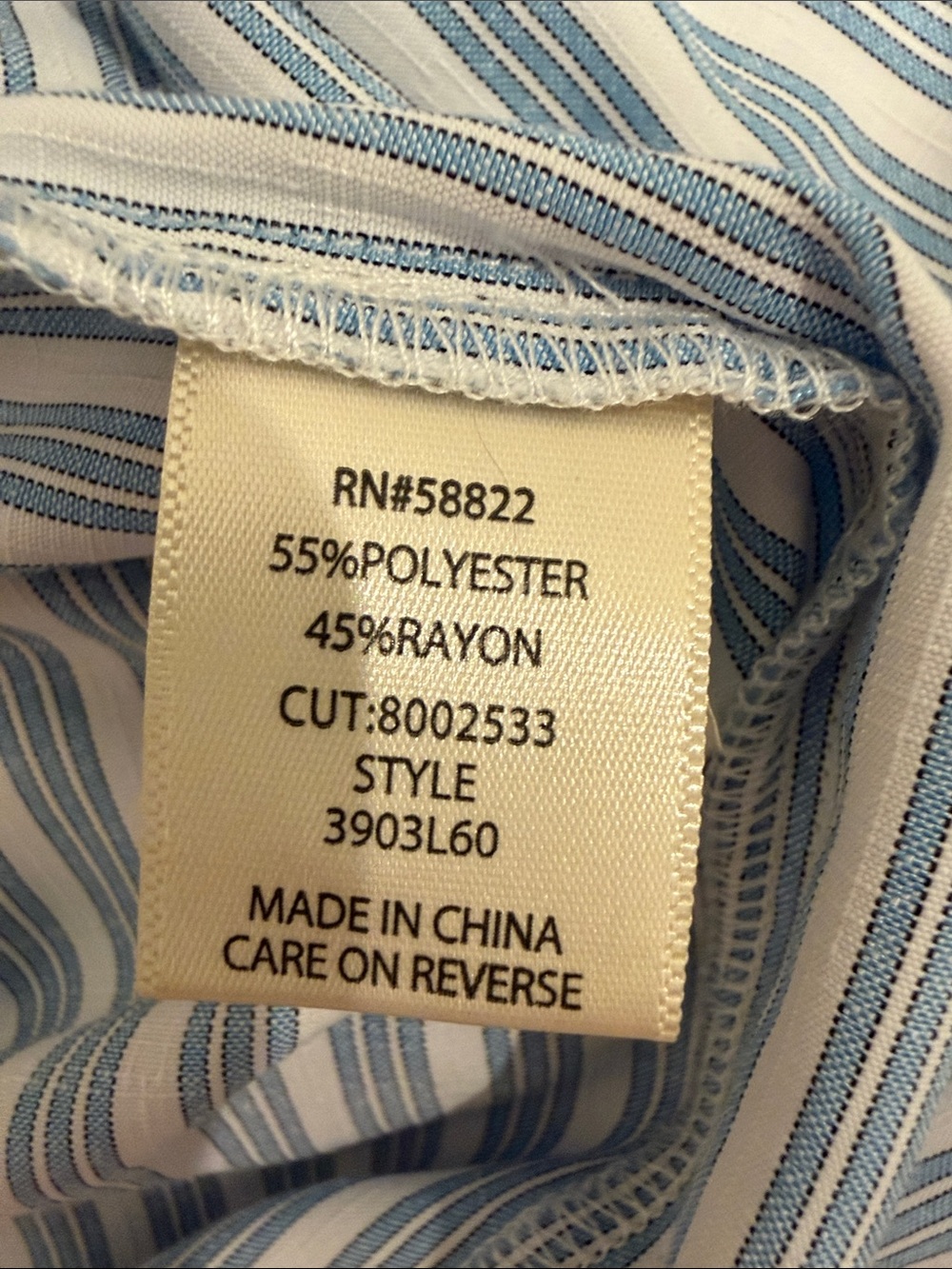 Max Studio Light Blue and White Striped Maxi Shirt Dress - Picture 8 of 9